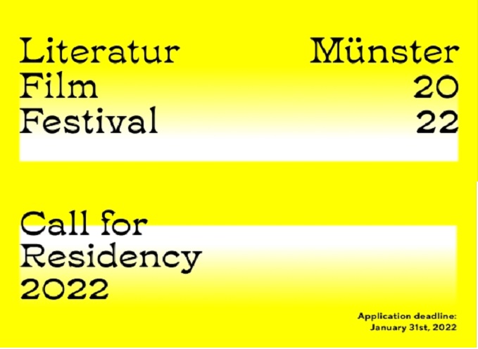 Deadline 31.01.2022: LITFILMS Literatur Film Festival Münster 2022 // Call for Residency