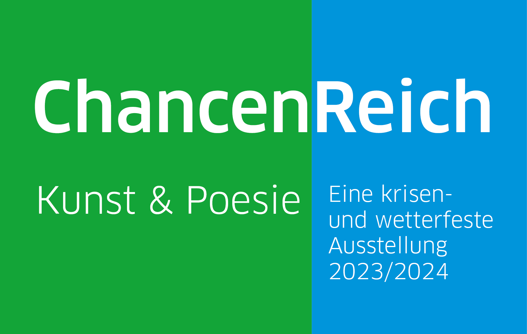 05.12.2023 in Metzingen auf dem Kelternplatz: Die Bannerausstellung ChancenReich beginnt